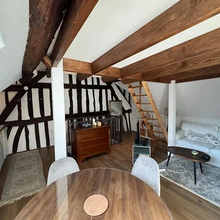 Appartement Normandy Duplex Half-timbered Heart Of *