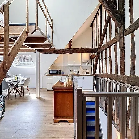 Appartement Normandy Duplex Half-timbered Heart Of Rouen